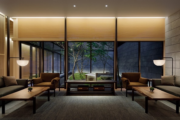 Guest room with a view at the Ritz-Carlton, Nikko
